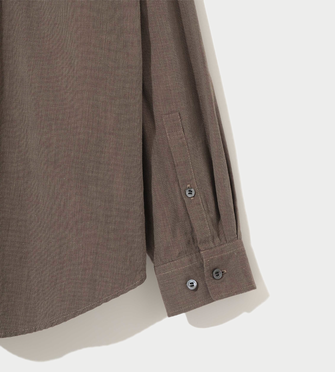 Cotton Graphic Oxford Shirt Brown