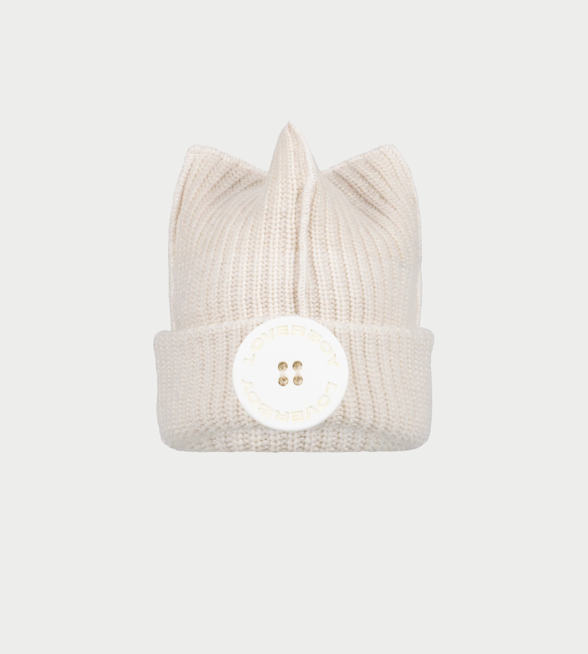 CHARLES JEFFERY LOVERBOY - Box Beanie Ecru