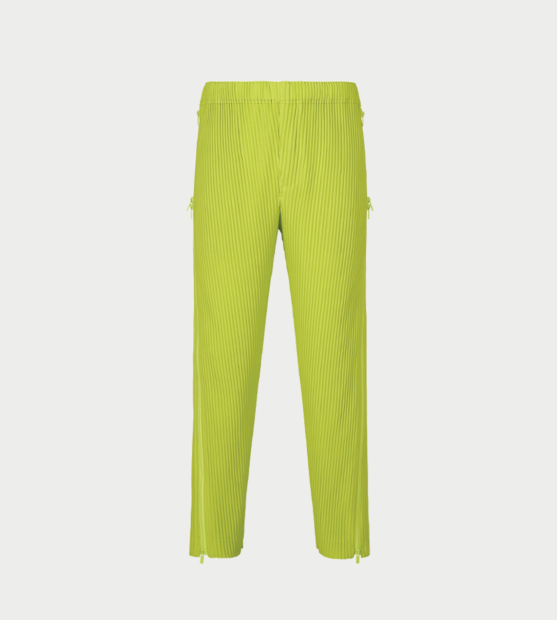 HOMME PLISSE ISSEY MIYAKE - Zipper-detailed Pants Citrine Yellow