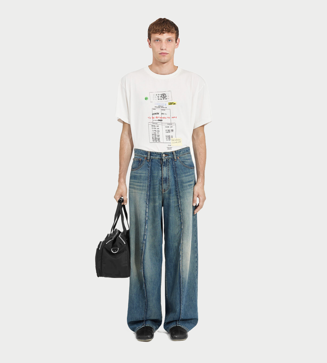 MM6 MAISON MARGIELA - 5 Pockets Wide-leg Jeans Blue