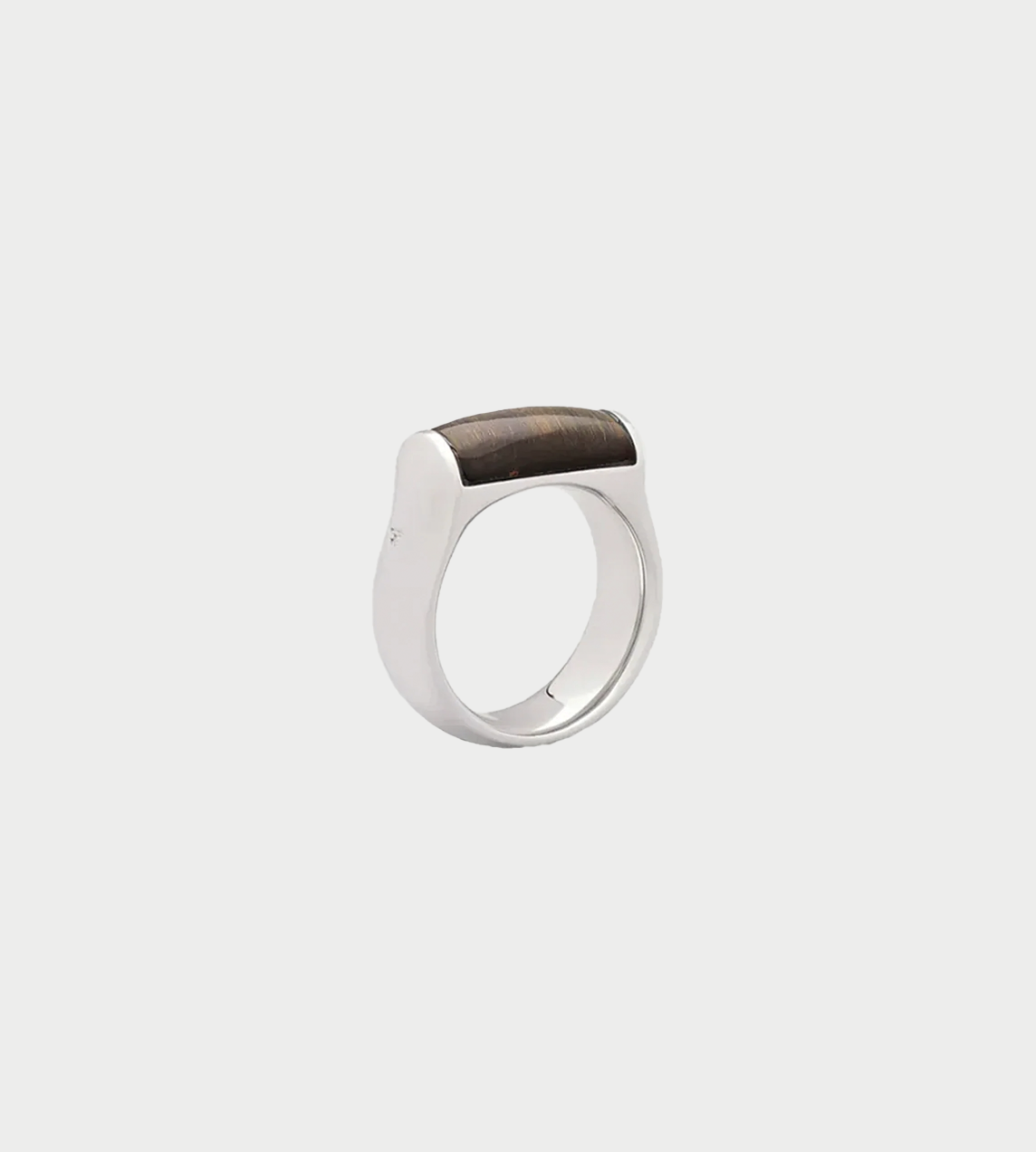 Crest Ring Blue Hawk Eye