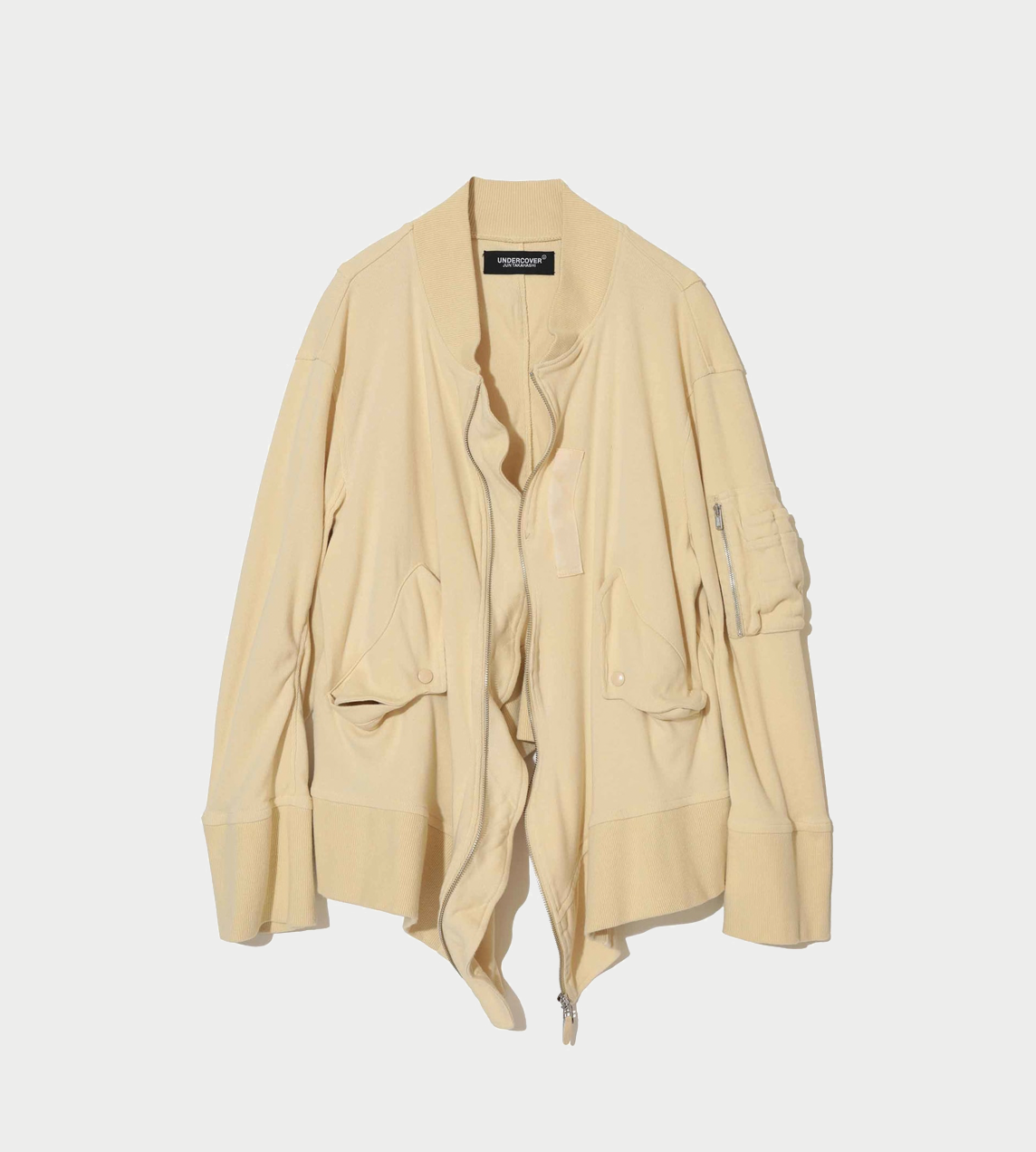 UNDERCOVER - Cotton languid MA-1 Jacket Ivory