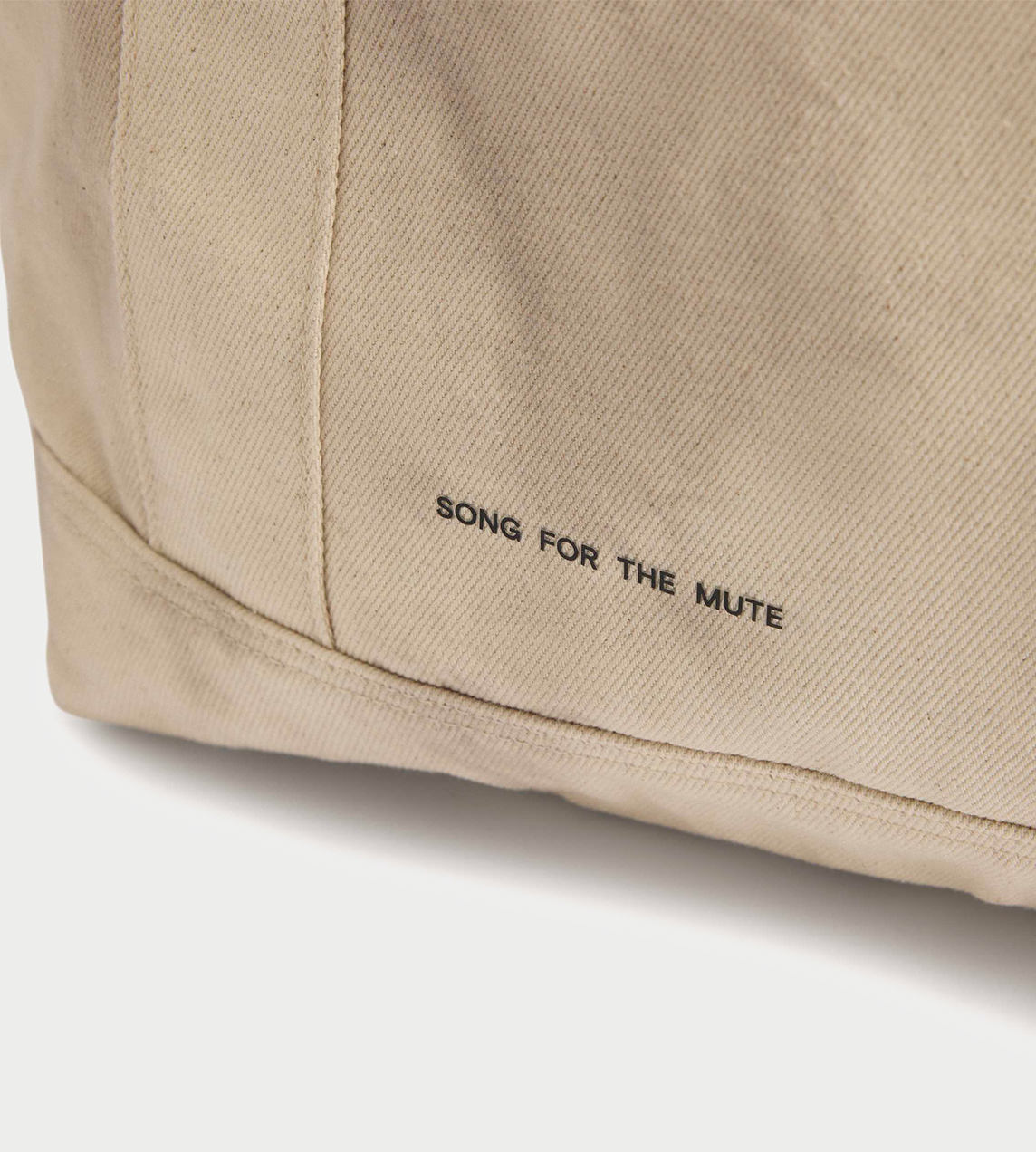 SONG FOR THE MUTE - SFTM x ADIDAS 007 Tote Bag Natural Denim