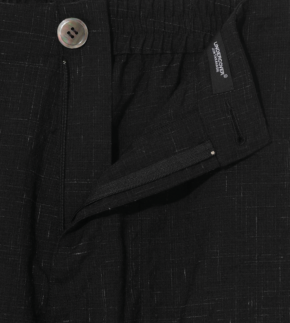 Kasuri Pants Black