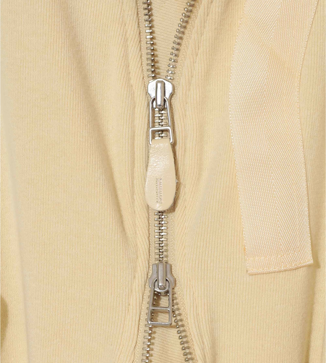 Cotton languid MA-1 Jacket Ivory