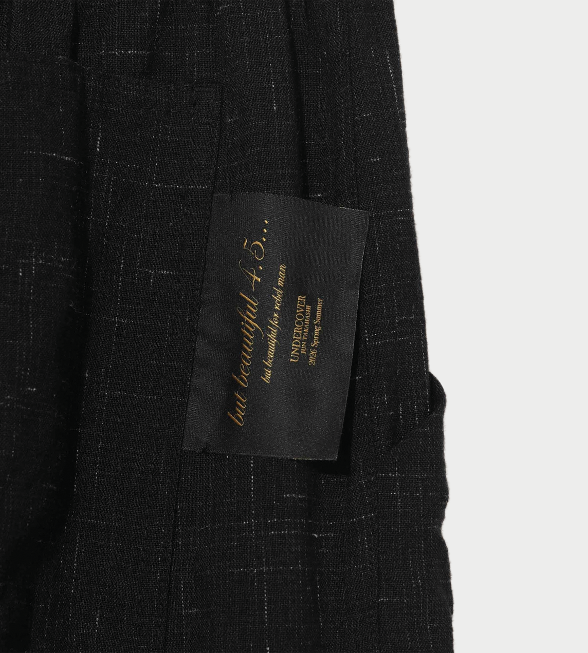 Kasuri Pants Black