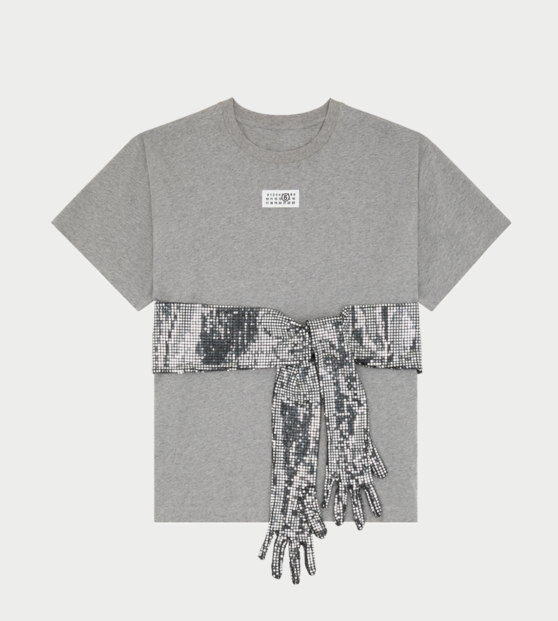 MM6 MAISON MARGIELA - Cotton T-Shirt with Gloves