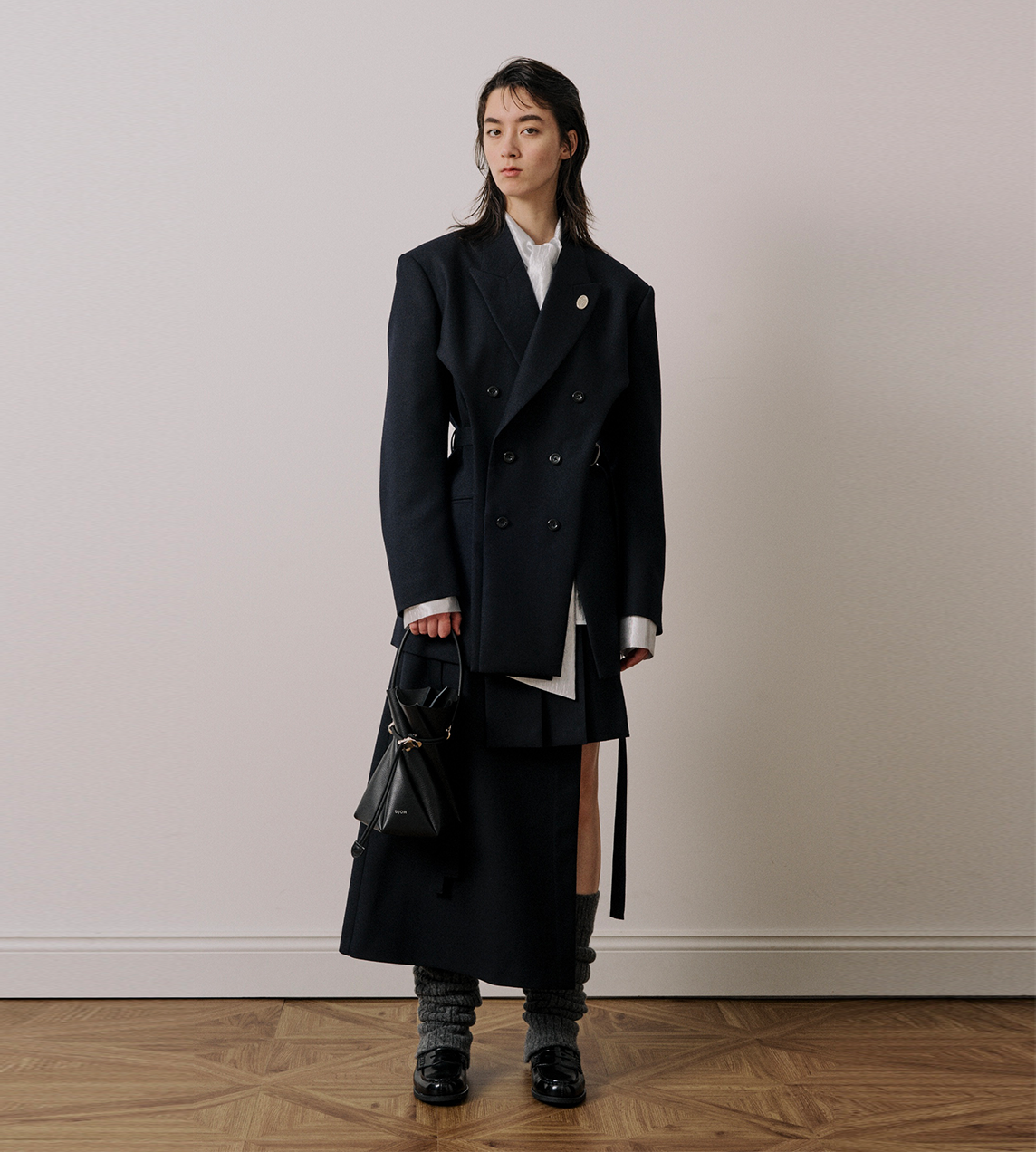 UJOH - Slit 6BW Jacket Blk