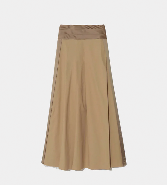 UNDERCOVER - Maxi Flared Skirt Beige