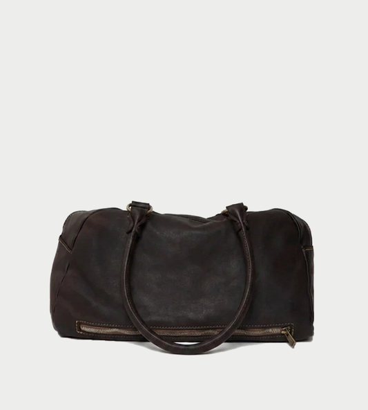GUIDI - Leather Shoulder Bag Burgundy CV23T
