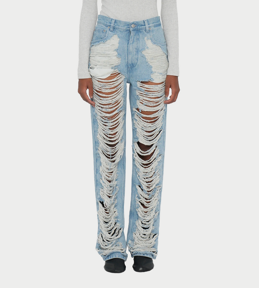 MM6 Maison Margiela - 5-Pocket Ripped Jeans