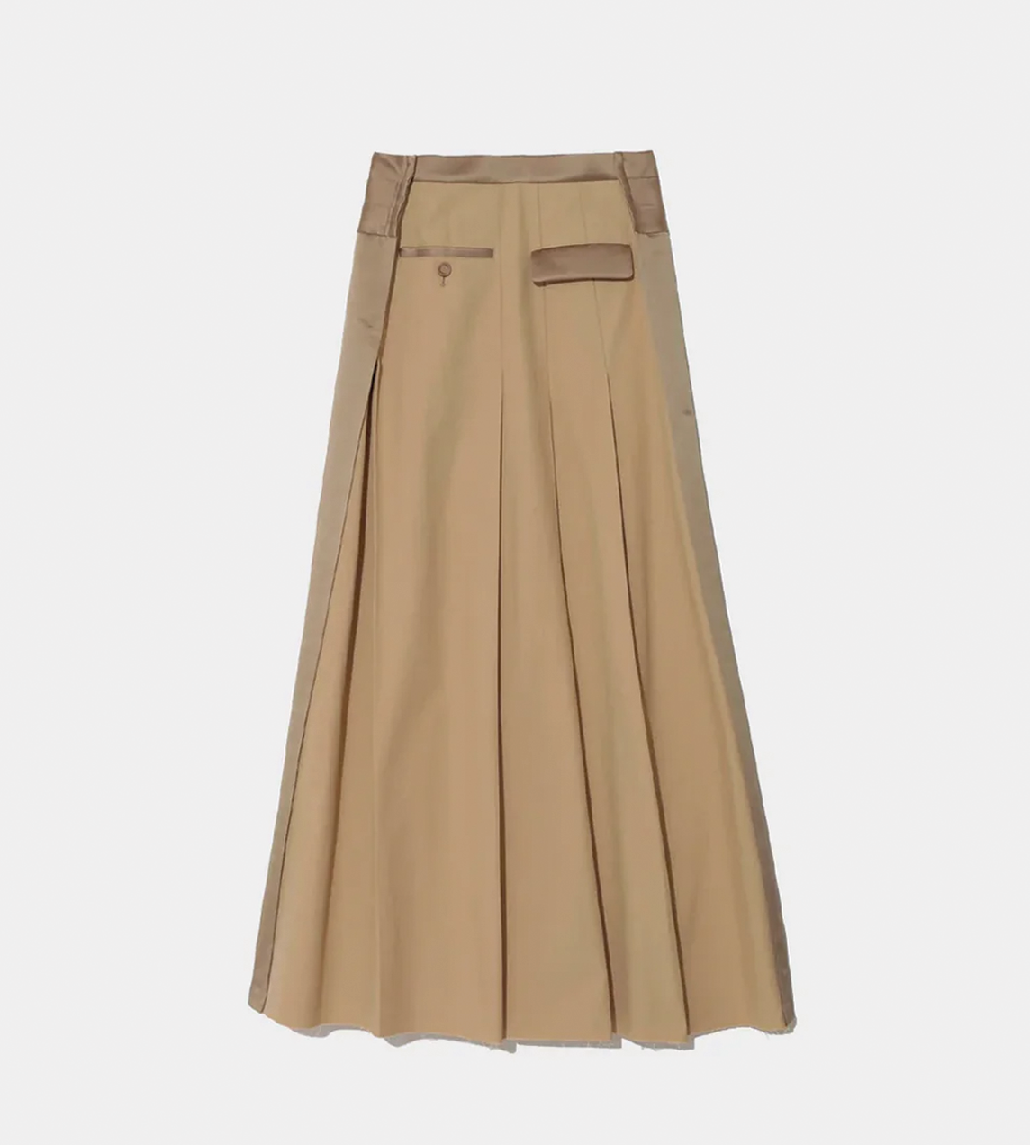 UNDERCOVER - Maxi Flared Skirt Beige