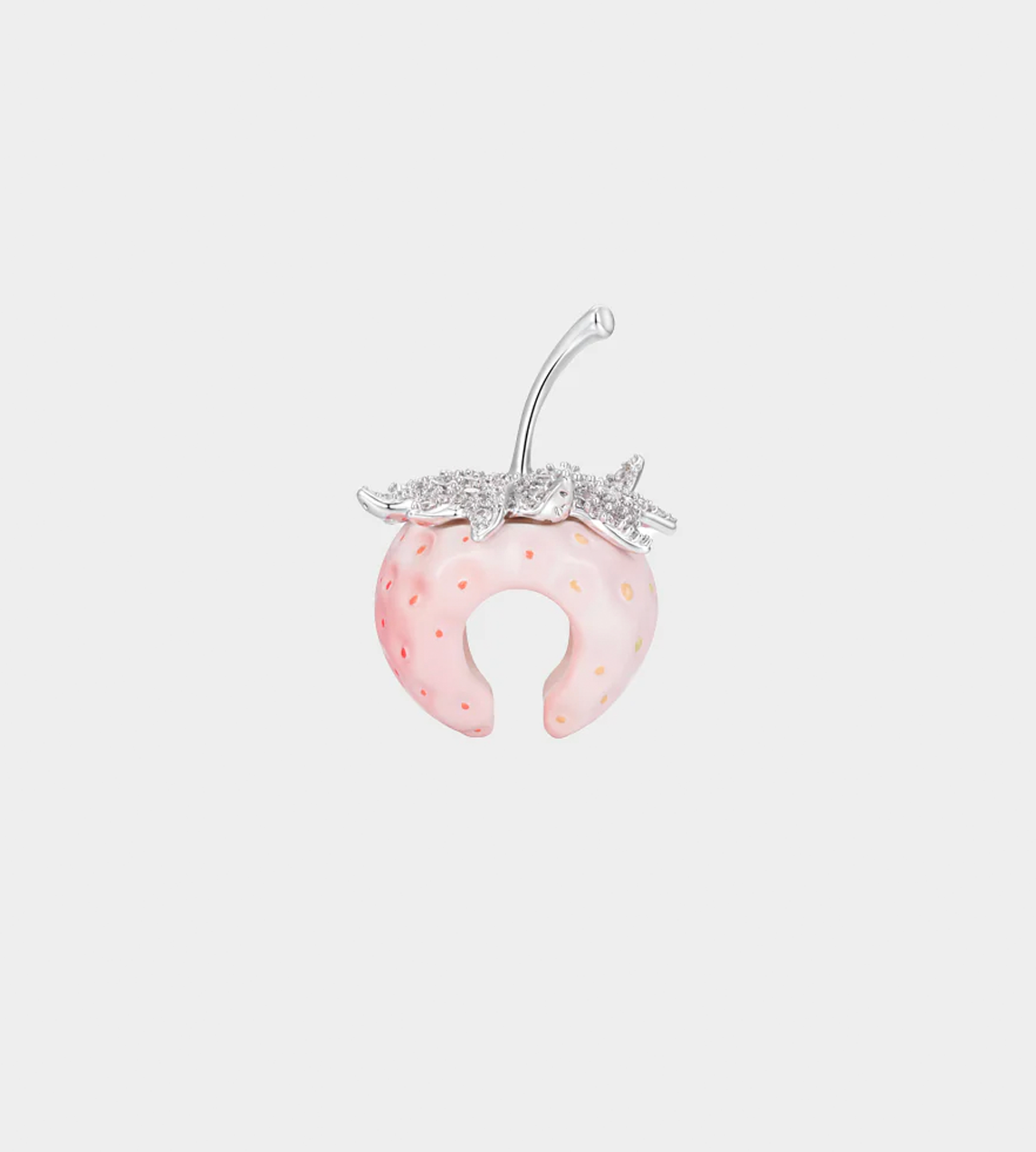 YVMIN - Strawberry Ear Cuff Pink