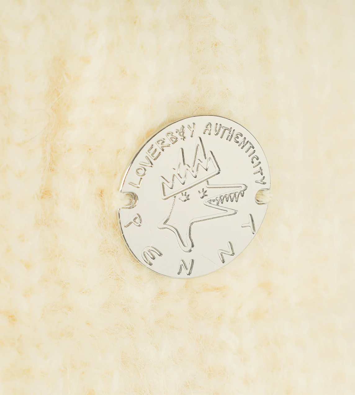 Alpaca Chunky Ears Beanie Scarf Ecru