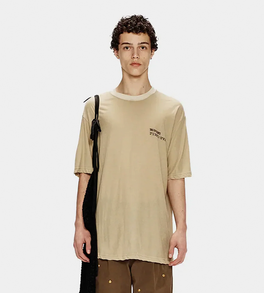 SONG FOR THE MUTE - "Coordinates" Oversized Tee Beige