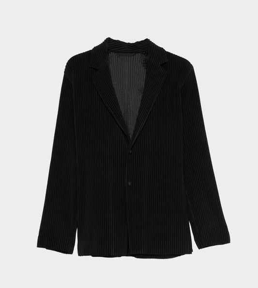 HOMME PLISSE ISSEY MIYAKE - Basic Pleated Jacket Blk