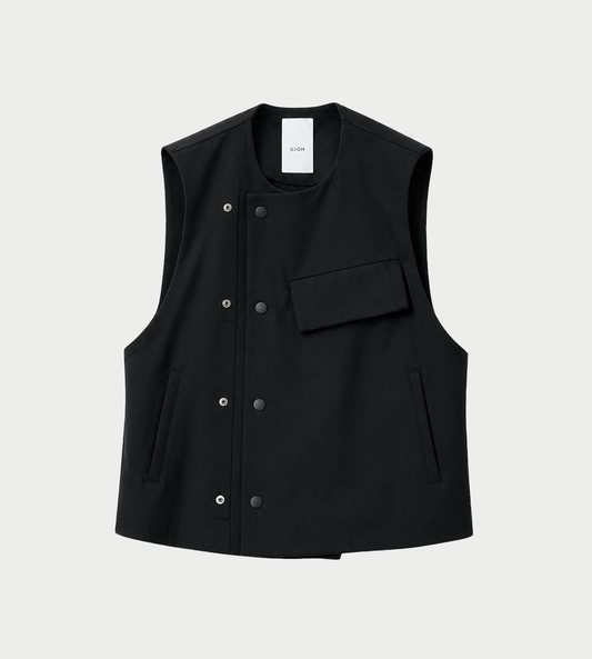 UJOH - Double Front Vest Black