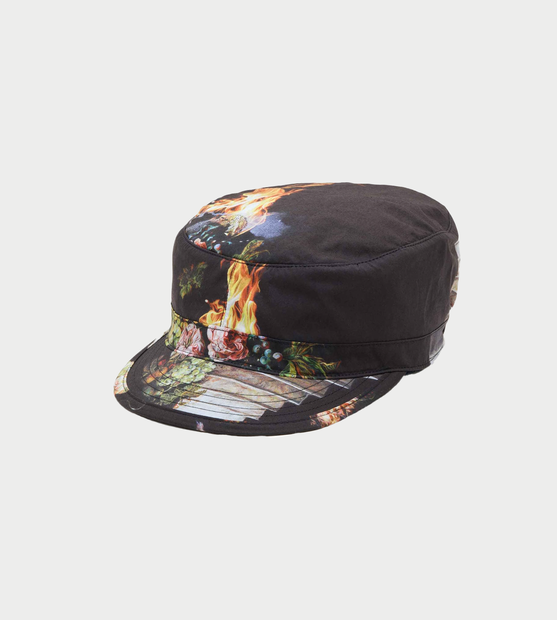 UNDERCOVER - All-over Flower Print Cap Blk