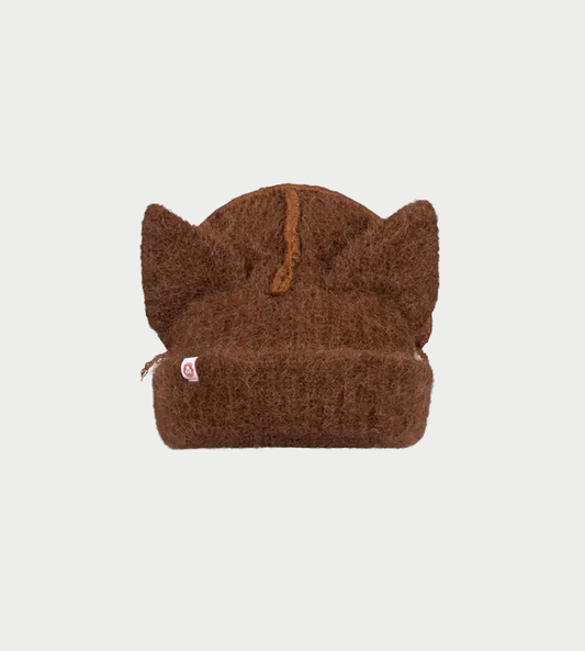 CHARLES JEFFERY LOVERBOY - Alpaca Chunky Ears Beanie Brown