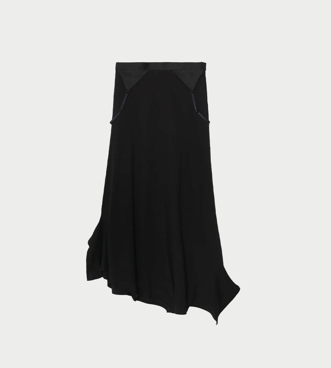 Asymmetric Skirt Blk