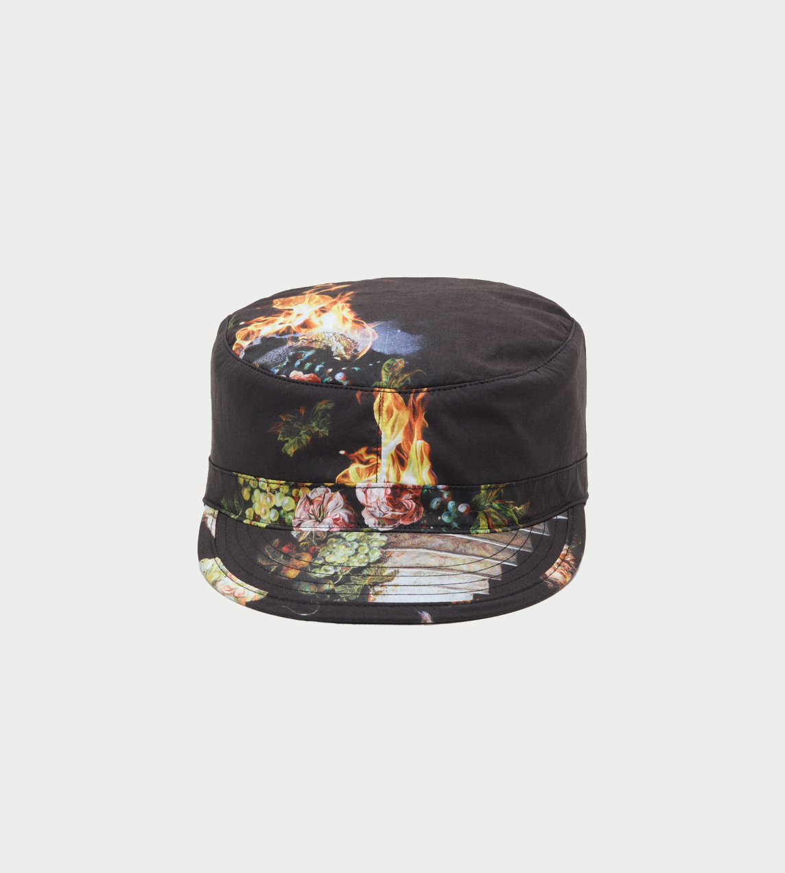 UNDERCOVER - All-over Flower Print Cap Blk