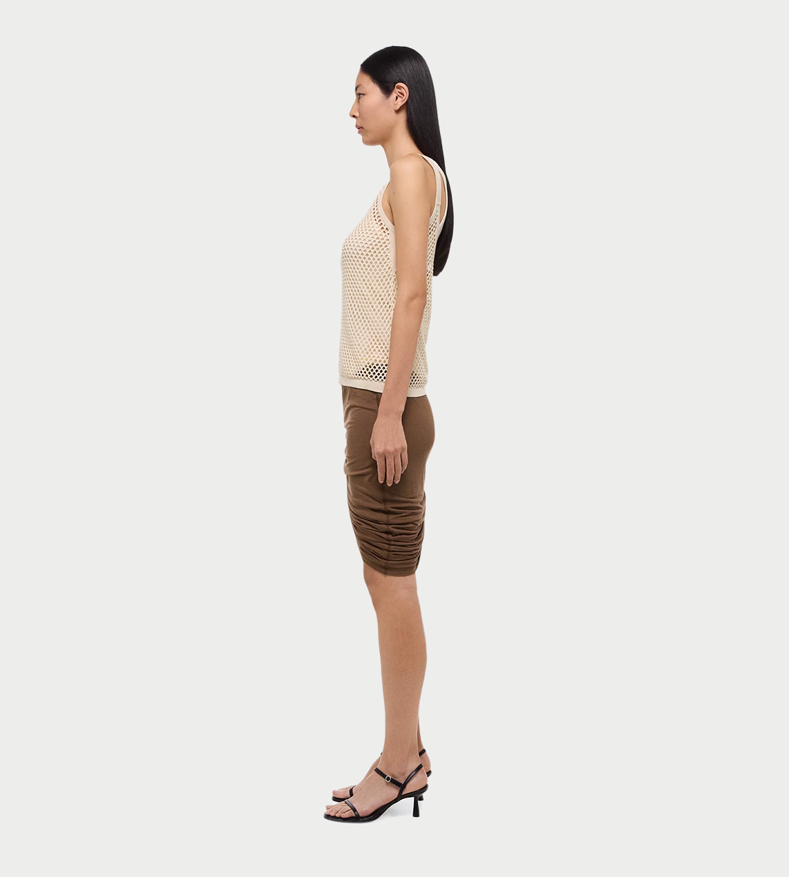 HELMUT LANG - Wind Skirt Cocoa