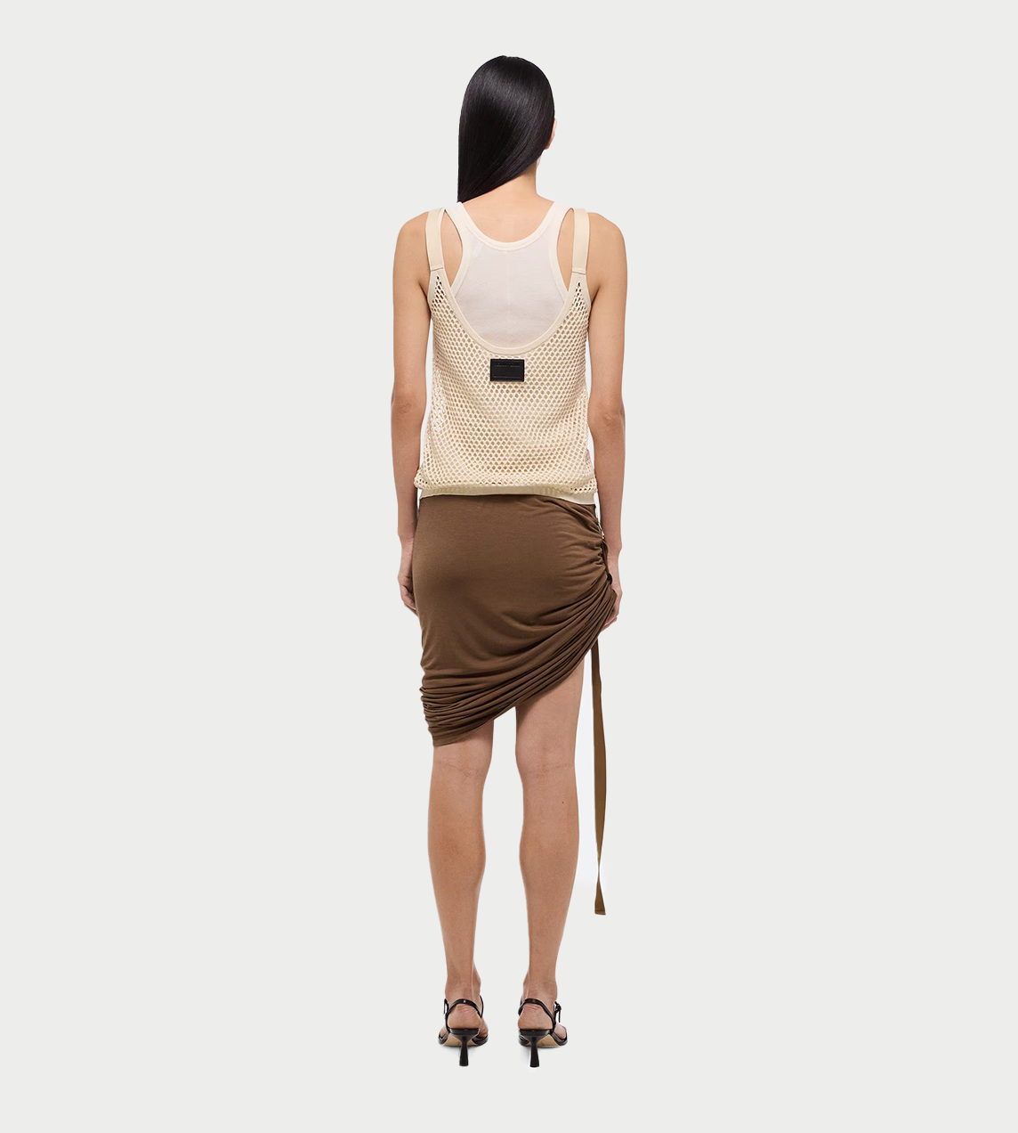 HELMUT LANG - Wind Skirt Cocoa