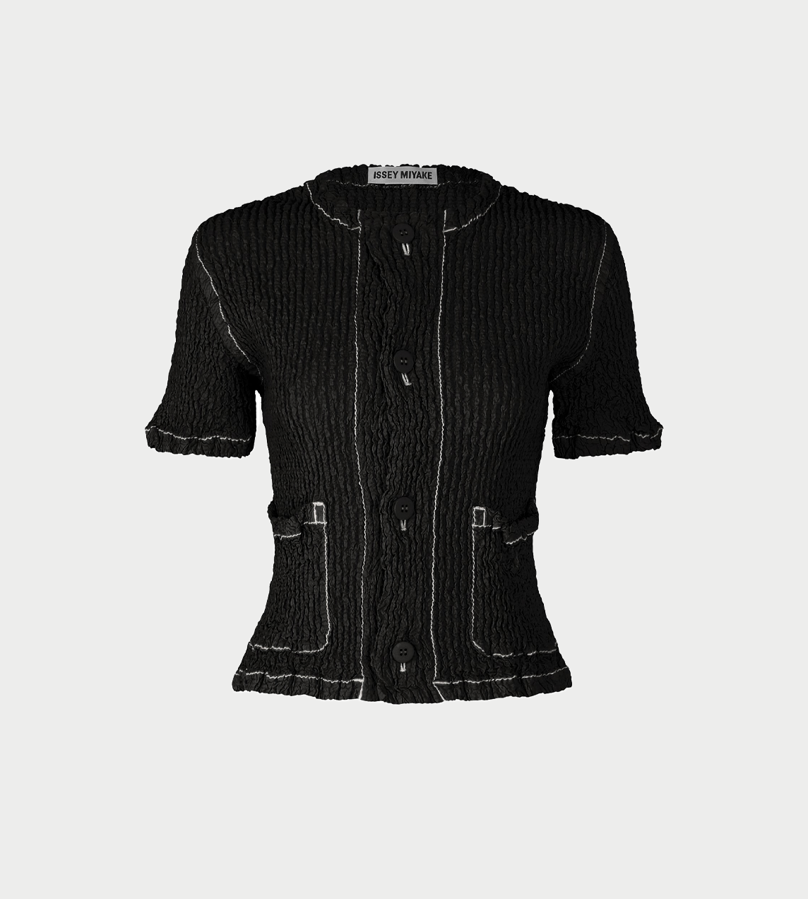 ISSEY MIYAKE - Wavelet Ensemble Jacket Blk