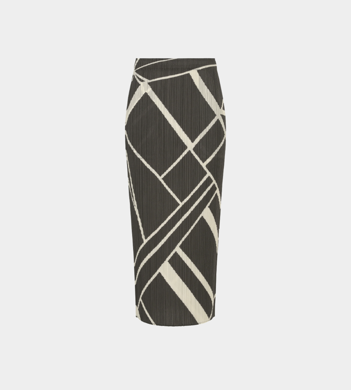 PLEATS PLEASE ISSEY MIYAKE - Fold-line Pleated Skirt Blk