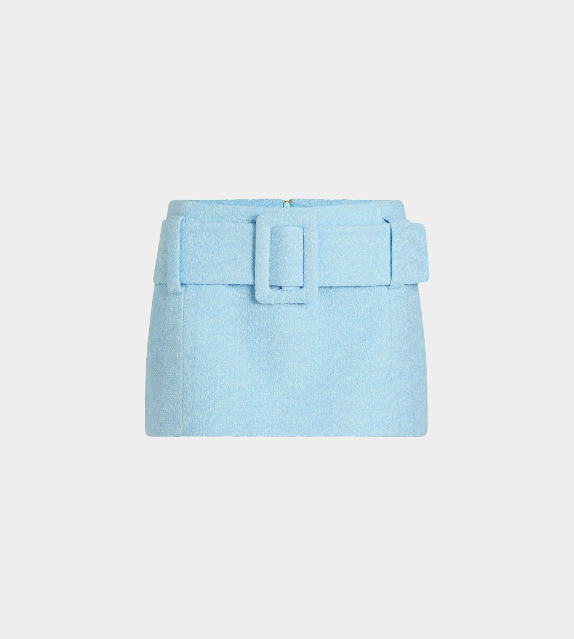 PATOU - Mini Belted Skirt Blue