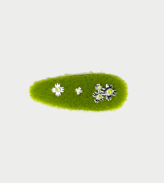 YVMIN - Grass Hair Clip Green