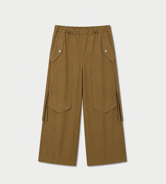 UJOH - Draw Cord Utility Pant Brown