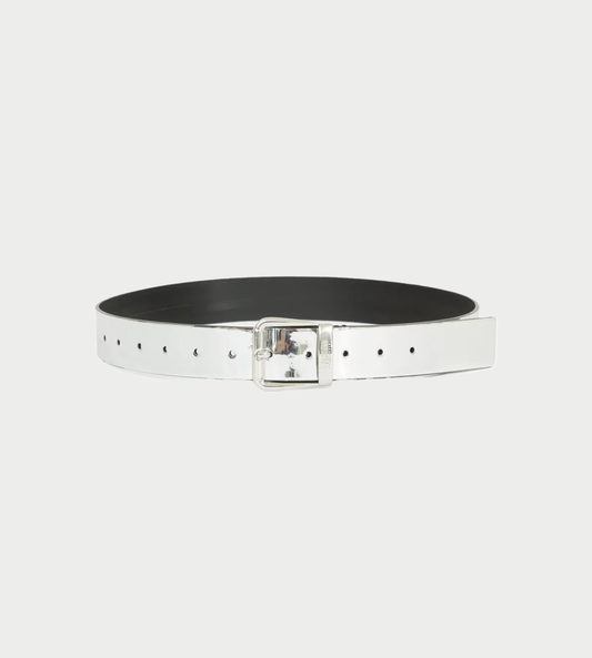  MM6 Maison Margiela - Silver Buckle Belt