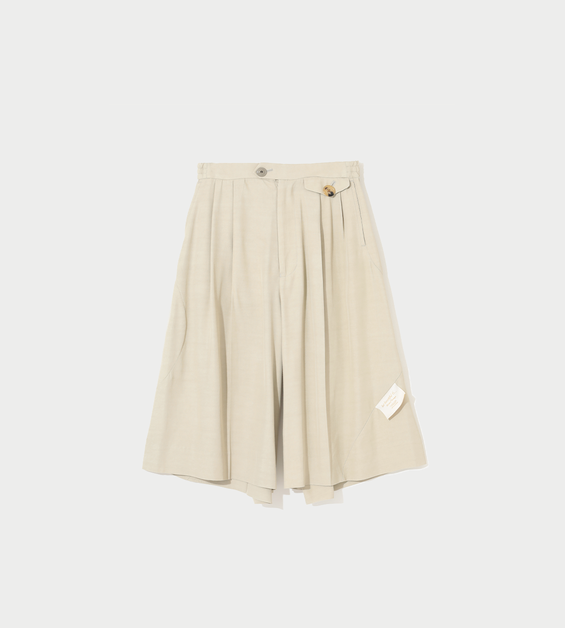 UNDERCOVER - Flowy Crop Pants Beige Grey
