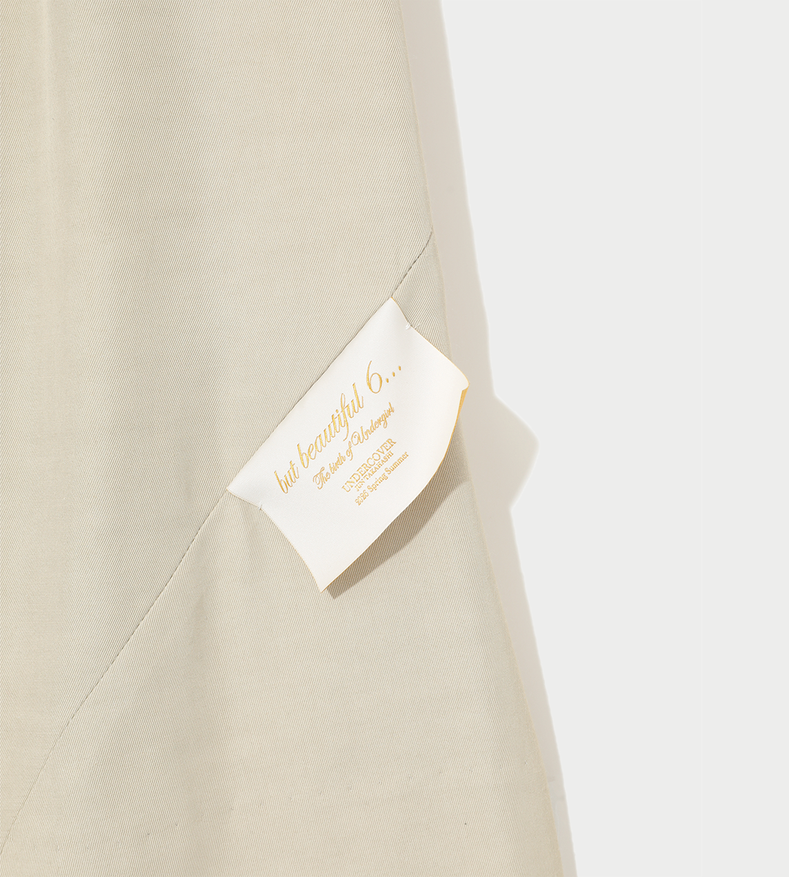 UNDERCOVER - Flowy Crop Pants Beige Grey
