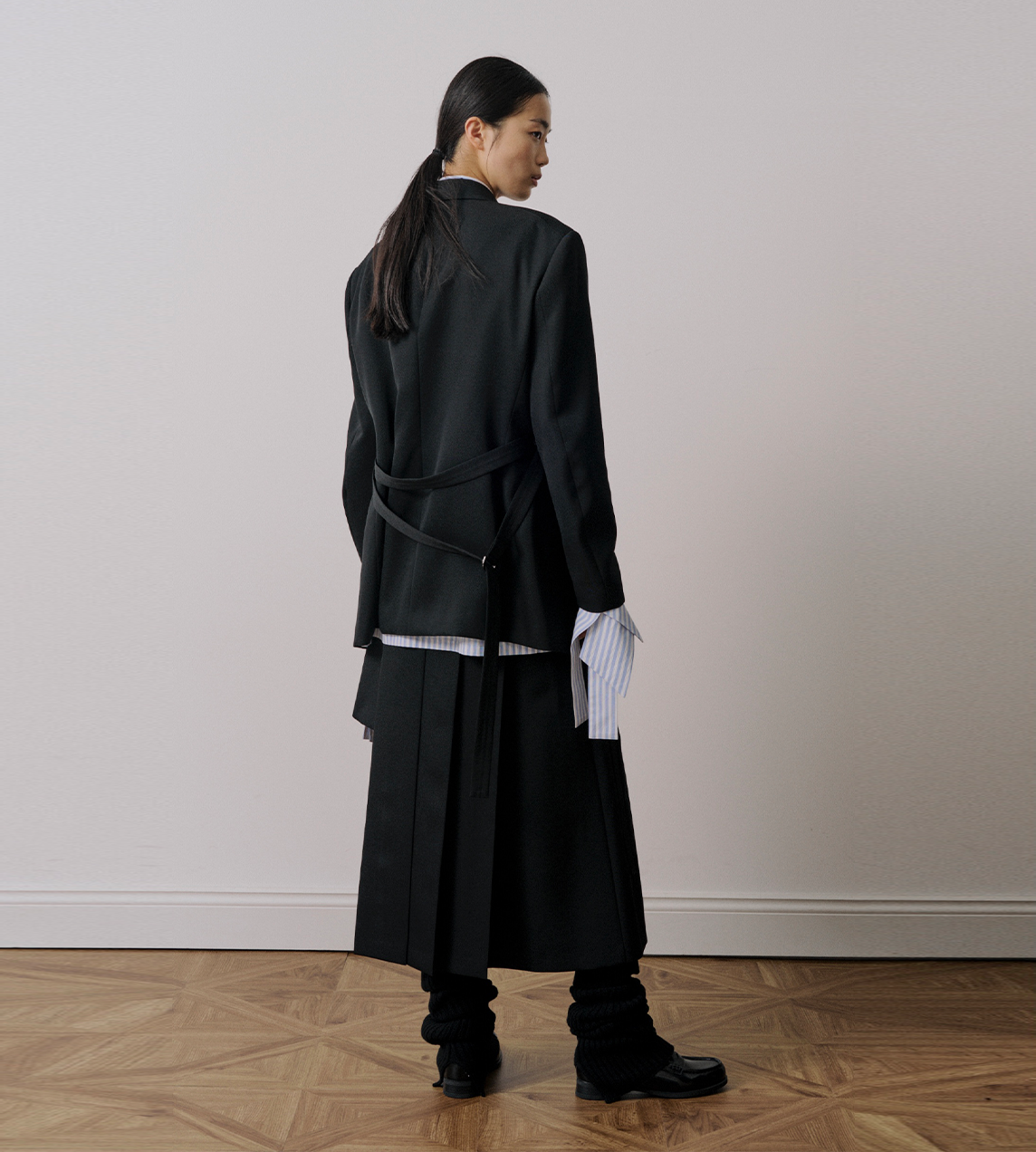 UJOH - Slit 6BW Jacket Blk