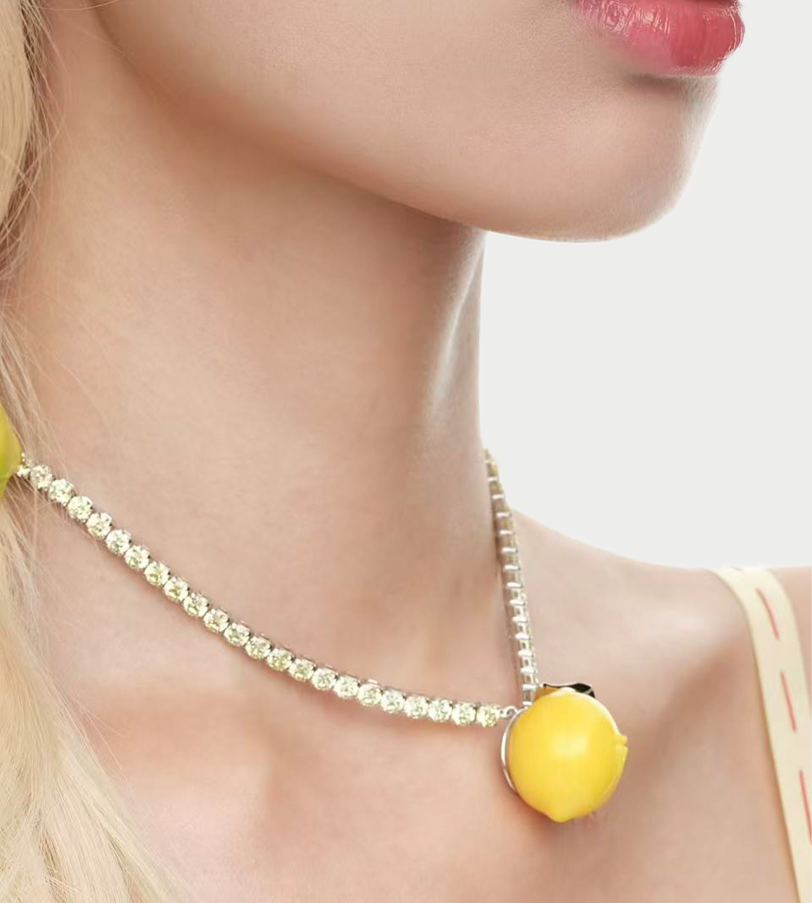 YVMIN - Lemon Necklace Yellow