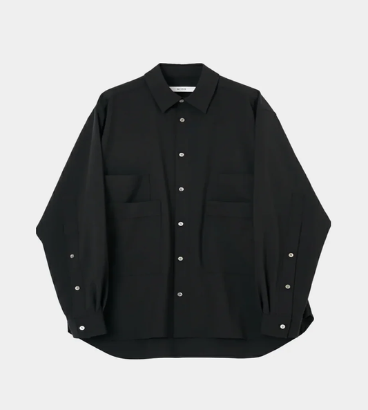 UJOH - 4 Pockets Shirt Blk