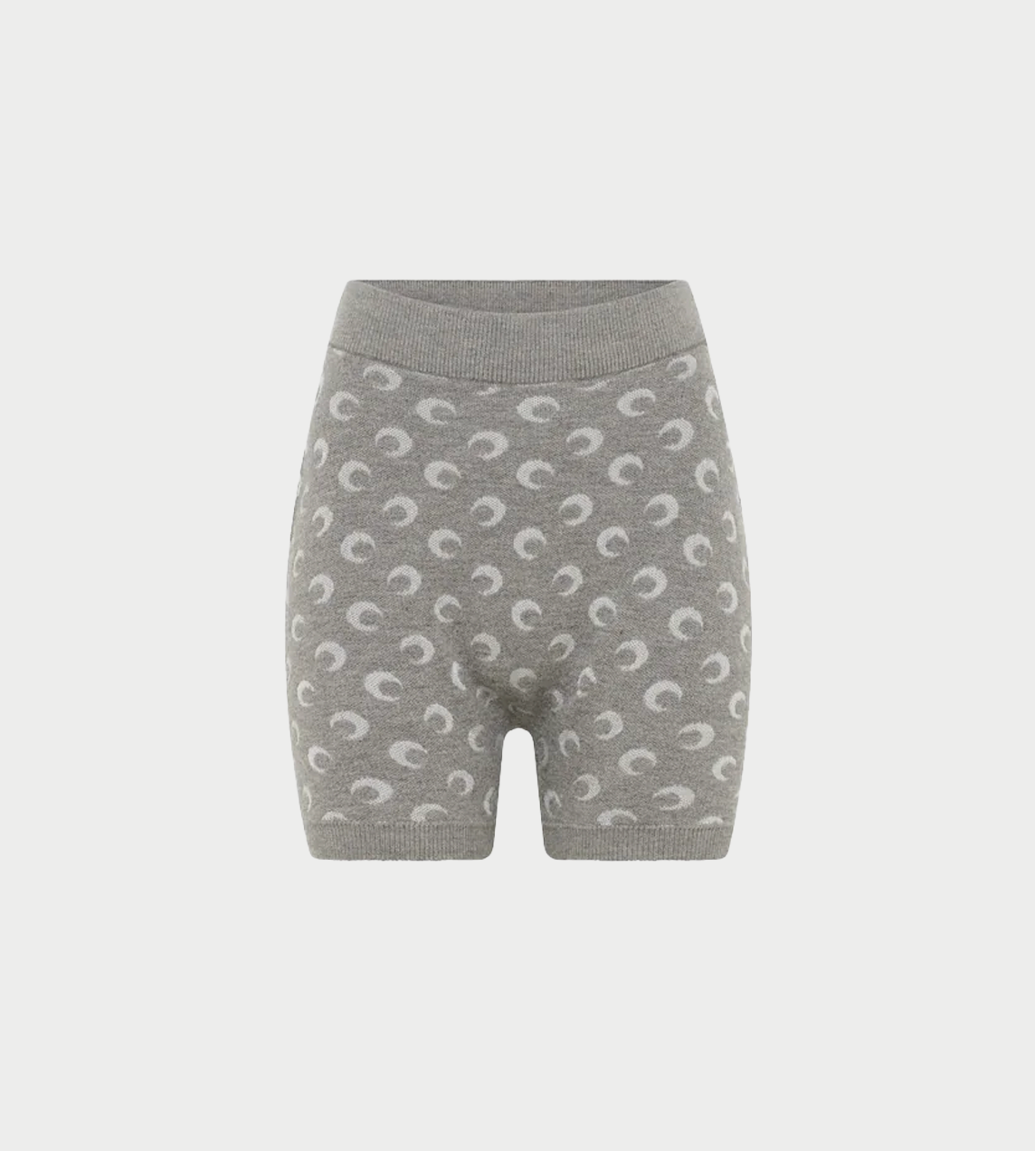 MARINE SERRE - Moon Jacquard Shorts Grey