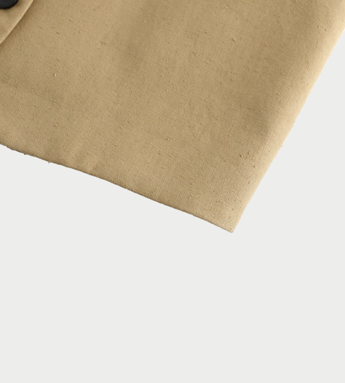 Linen Interwoven Round Neck Vest Lt Coffee