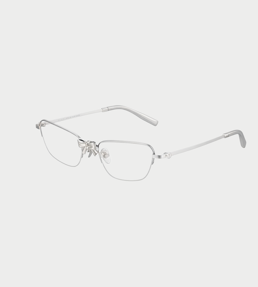 YVMIN - Metal Bowknot Glasses Silver