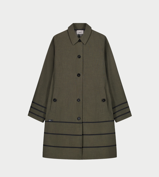 COPERNI - Technical Tailored Car Coat Green