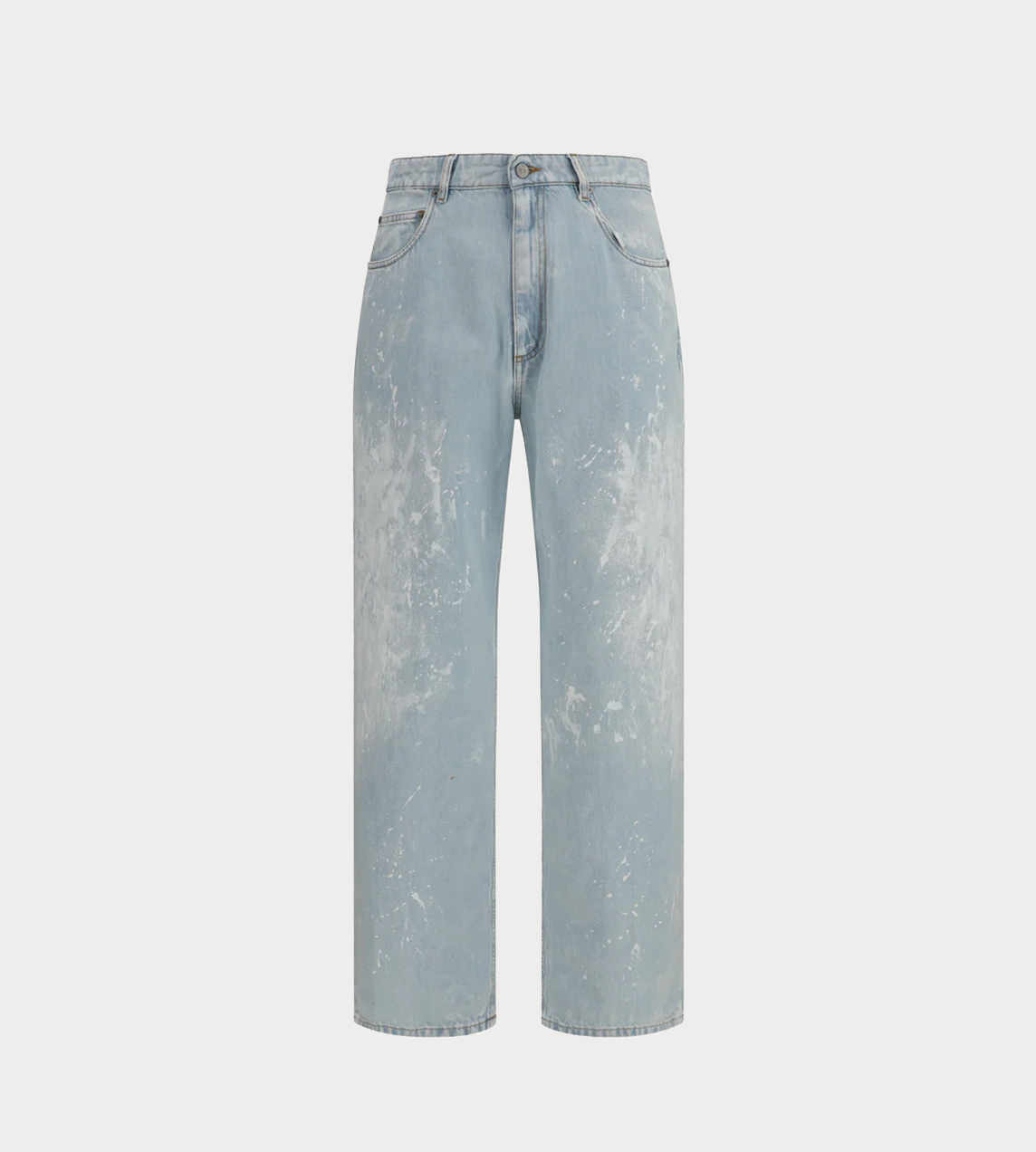 MM6 MAISON MARGIELA - Painted Denim Straight-leg Pants