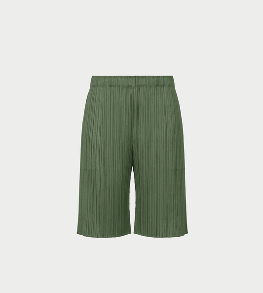 PLEATS PLEASE ISSEY MIYAKE - MC Pleated Shorts Moss Green