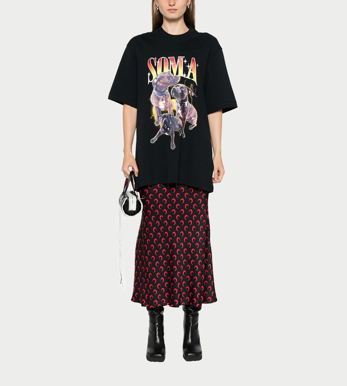 Marine Serre - Cotton Jersey Loose Fit T-shirt