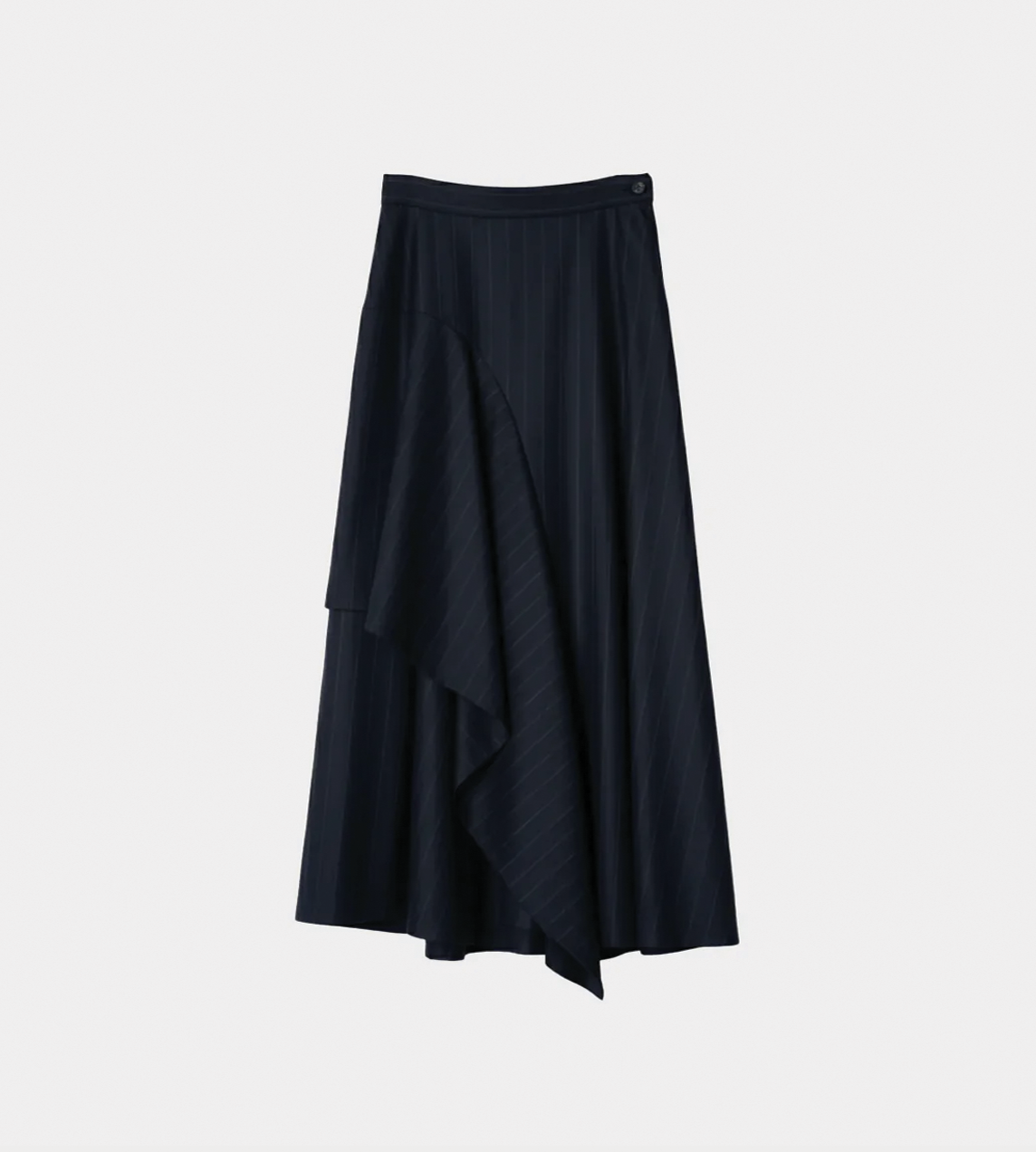 UJOH - Random Hem Flare Skirt Navy