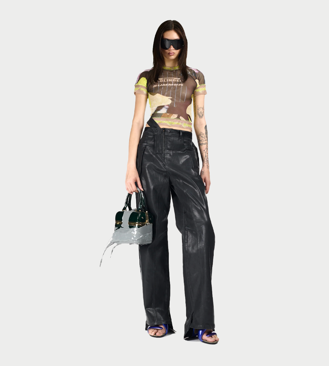 OTTOLINGER - Glazed Baggy Jeans Blk