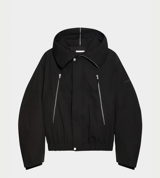 HELMUT LANG - Hooded Astro Bomber Performance Blk