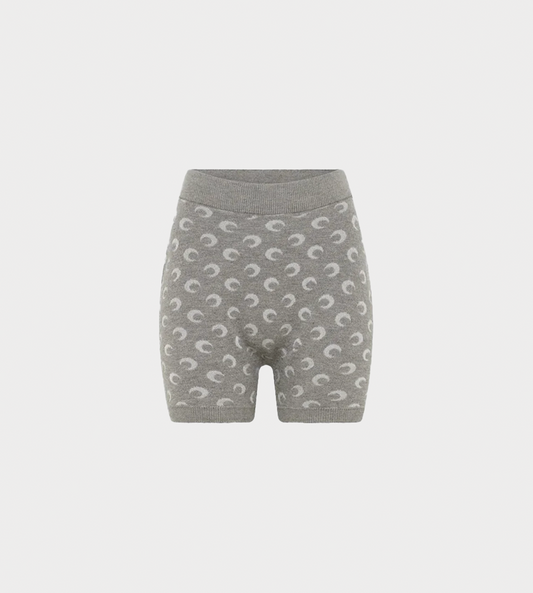Moon Jacquard Shorts Grey