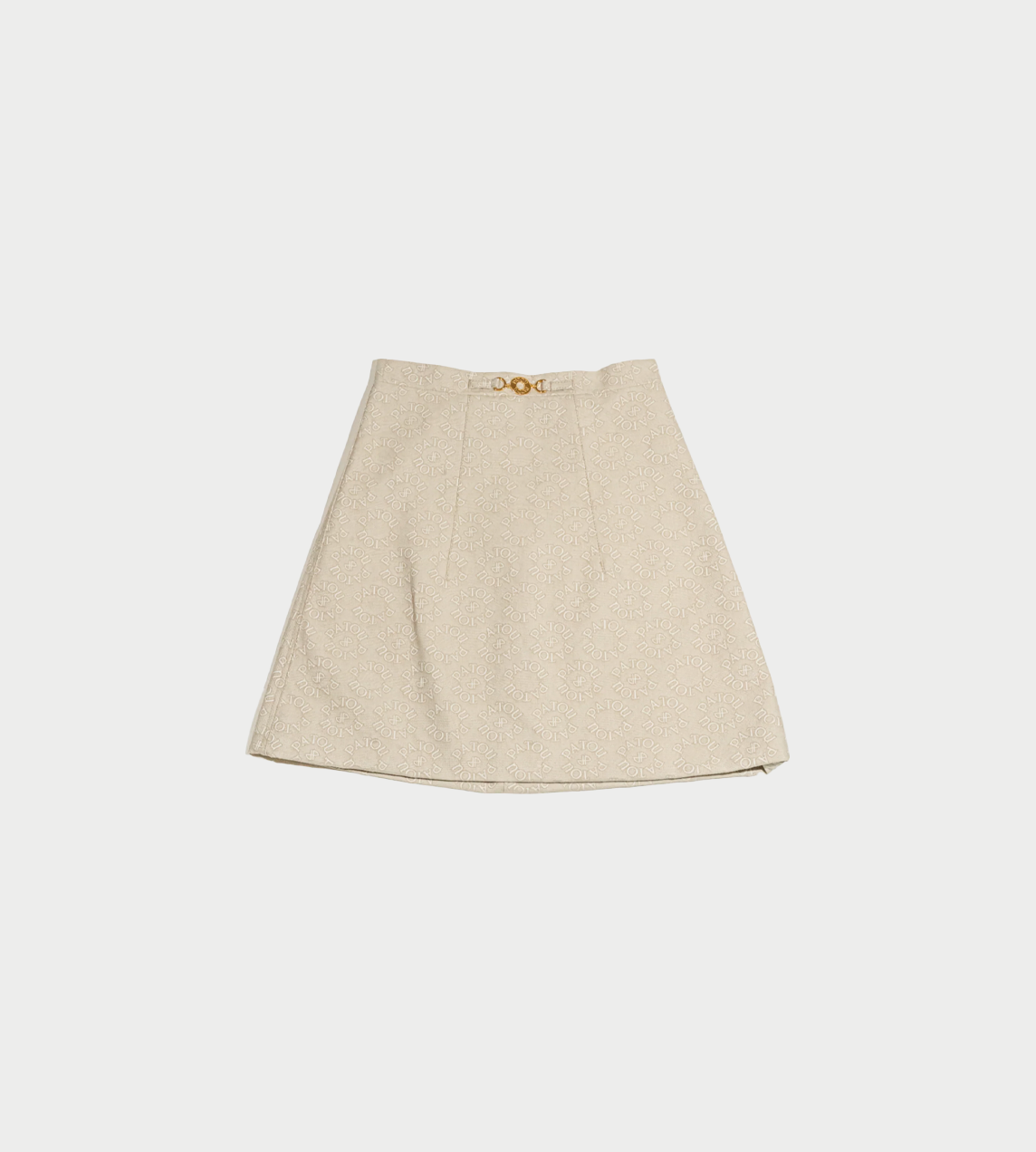 Patou - Medallion Jacquard Skirt Beige